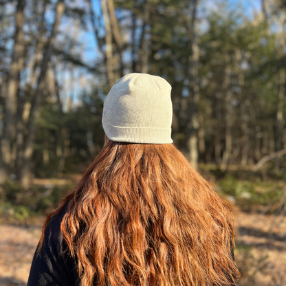 The Pure Silver beanie is the perfect beanie for cooler weather. 