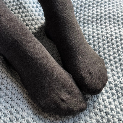 Pure Silver Bamboo Socks in color grey slate.