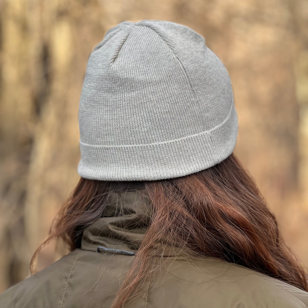 The Pure Silver beanie is the perfect beanie for cooler weather.