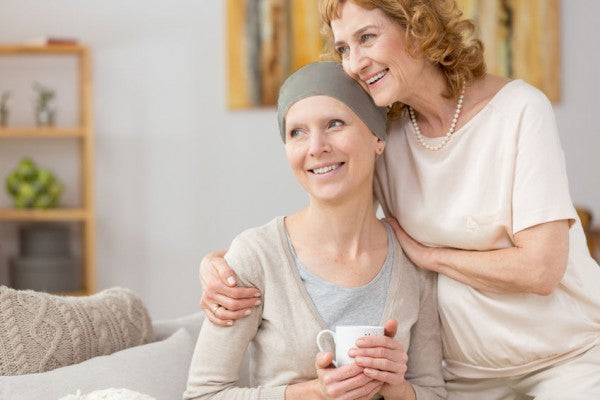 The Pure Silver Chemo Beanie is ideal after hair loss, for example after chemo.